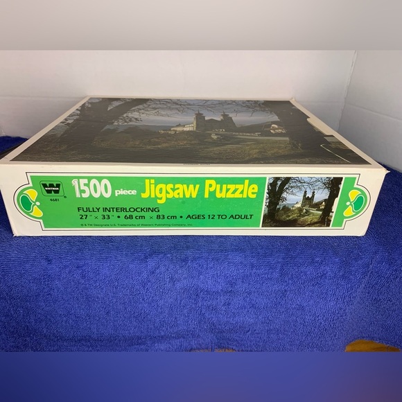 Sealed Whitman Steiremark Austria  1500 piece 27" x 33"  jigsaw picture puzzle - Picture 2 of 4